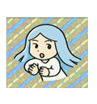 ホロきら雪女のつめたい誘惑@SFW（個別スタンプ：15）
