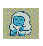 ホロもこ雪男のひやっと登場@SFW（個別スタンプ：11）