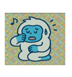 ホロもこ雪男のひやっと登場@SFW（個別スタンプ：14）
