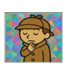 ホロきら探偵のナゾ解きタイム@SFW（個別スタンプ：4）