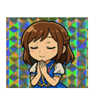 アイドルたちのまぶしすぎる日々@SFW（個別スタンプ：5）