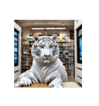 ホワイトタイガーの新日常11（個別スタンプ：2）