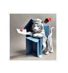 ホワイトタイガーの新日常11（個別スタンプ：15）