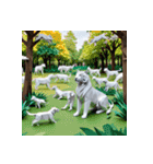 ホワイトタイガーの新日常11（個別スタンプ：16）