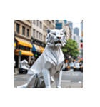 ホワイトタイガーの新日常11（個別スタンプ：20）