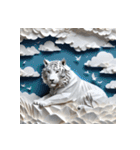 ホワイトタイガーの新日常11（個別スタンプ：26）