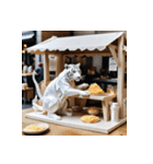 ホワイトタイガーの新日常11（個別スタンプ：27）