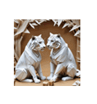 ホワイトタイガーの新日常11（個別スタンプ：28）