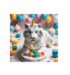 ホワイトタイガーの新日常11（個別スタンプ：31）