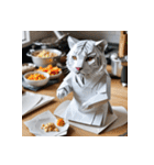 ホワイトタイガーの新日常11（個別スタンプ：33）