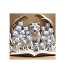 ホワイトタイガーの新日常11（個別スタンプ：37）