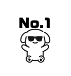 表情を変えない犬？（黄）（個別スタンプ：26）