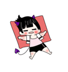 怠惰な悪魔ちゃん（個別スタンプ：5）