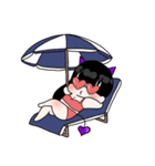 怠惰な悪魔ちゃん（個別スタンプ：24）