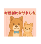 仲良しワンコのお世話になりました専用（個別スタンプ：8）