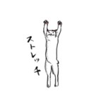 志保ちゃん4(無理矢理二足歩行猫)（個別スタンプ：6）