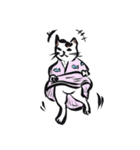 志保ちゃん4(無理矢理二足歩行猫)（個別スタンプ：8）