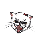 志保ちゃん4(無理矢理二足歩行猫)（個別スタンプ：10）
