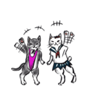 志保ちゃん4(無理矢理二足歩行猫)（個別スタンプ：33）