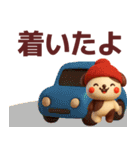 【秋冬】毎日使えるかわいい犬スタンプ（個別スタンプ：15）