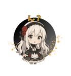 ゴシック少女の日常スタンプ ver2（個別スタンプ：17）