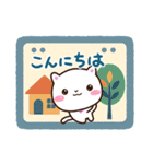 シロネコすたんぷ☆北欧風（個別スタンプ：3）