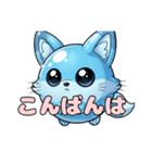 風船きつねちゃんスタンプの日常（個別スタンプ：3）