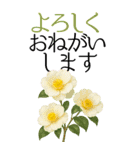 10月 秋の花 大きくて見やすい挨拶スタンプ（個別スタンプ：11）