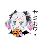 地雷ちゃん♡病みかわハロウィン（個別スタンプ：1）