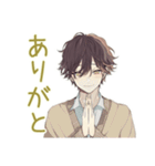ゆるシャツ男子のやさしい断り★お詫び（個別スタンプ：3）
