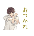 ゆるシャツ男子のやさしい断り★お詫び（個別スタンプ：8）