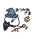 ゆるくま94 魔法使い（個別スタンプ：5）