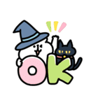 ゆるくま94 魔法使い（個別スタンプ：6）