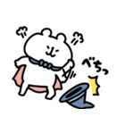 ゆるくま94 魔法使い（個別スタンプ：19）