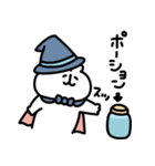 ゆるくま94 魔法使い（個別スタンプ：21）