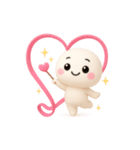 ▶︎【るるものやさしいじかん♡】ハート②（個別スタンプ：6）