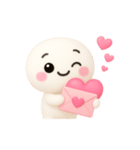 ▶︎【るるものやさしいじかん♡】ハート②（個別スタンプ：14）