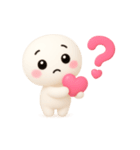 ▶︎【るるものやさしいじかん♡】ハート②（個別スタンプ：19）