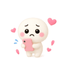 ▶︎【るるものやさしいじかん♡】ハート②（個別スタンプ：22）