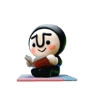 動く！黒タイツマン3D（個別スタンプ：19）