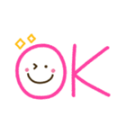 家族でつかえるゆる文字♡手書きシンプル♡（個別スタンプ：1）