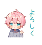 ジト目パーカーくんのロジカル返信（個別スタンプ：3）
