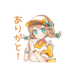 ウェイトレスの秋★ほっこり（個別スタンプ：3）