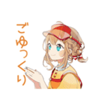 ウェイトレスの秋★ほっこり（個別スタンプ：28）