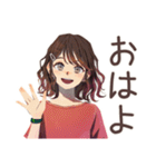 ちょうどいい女性の安否★集合場所（個別スタンプ：2）