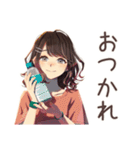 ちょうどいい女性の安否★集合場所（個別スタンプ：18）