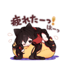 黒猫少女3（個別スタンプ：14）
