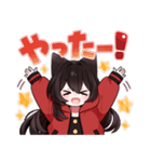 黒猫少女3（個別スタンプ：21）
