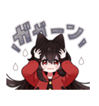 黒猫少女3（個別スタンプ：28）