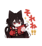 黒猫少女3（個別スタンプ：29）